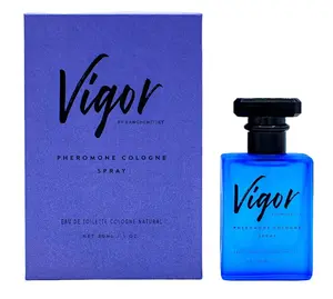 RawChemistry Vigor Pheromone Cologne for Men – 30ml (1 oz), Oil‑Based, Pheromone‑Infused Bold Masculine Fragrance