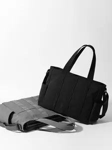 Men's Tote Bag Solid Color Pure Color Tote Bag Zipper Closure Fashionable, Versatile, Casual and Simple Suitable for College Students' Campus Travel, Work Commuting, Shopping Men's Tote Bag Work Bags Multi Functional Bag