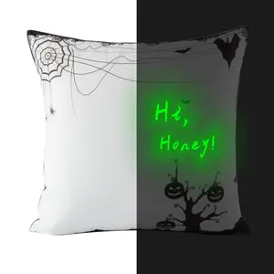 Glow Sketch Pillow Cover – Write love notes, draw stars, or play tic-tac-toe with your flashlight.  Erases by itself! | Ships from USA