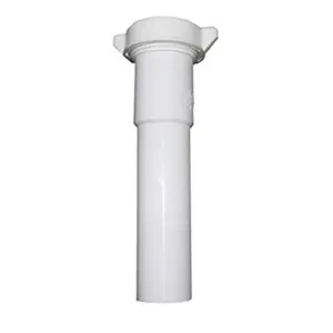 Larsen Supply 03-4321 6 in. PVC Lavatory-Kitchen Drain Extension Tube - White