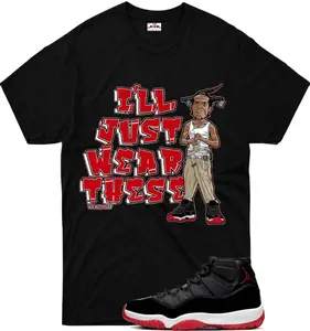 Unisex Shirt to match the Jordan 11 Bred Black and Red Velvet, Jordan 11 Bred Outfit, Trending Shirts, Outfit Back to School Graphic Tees