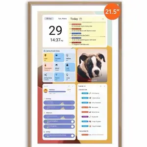 Smart calendar 25.5 Inch Large Digital Wall Calendar and Smart Day Clock - High-Definition Electronic Display for Home & Office Organization, Auto-Dimming Desk Calendar with Alarms & Remote Control