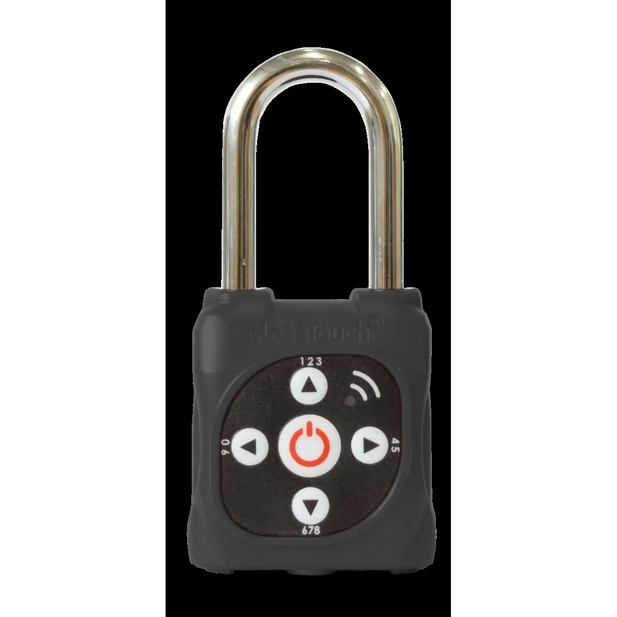 212 MAIN eGeeTouch 5-05105-99 Black Smart Mini PadLock - Combination, Bluetooth Authentication, ABS+Steel Construction for Motorcycle Locks & Security Accessories, Combination Lock