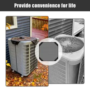 Modern Wave Central AC Cover for Exterior Units 28 x 28 - Top Universal Outdoor AC Cover
