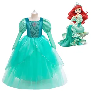 2025 Princess Jasmine & Mermaid Dress✨Glowing Tulle & Detachable Tail| Girls Halloween/Stage Costume| OEKO-TEX Certified