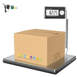 Shipping Scales 440lbs x 1.76oz Stainless Steel Large Platform,Small Business,Superlight High Accurate Postal Scales for Shipping Packages, Offices,Luggage Scale  and Adapter