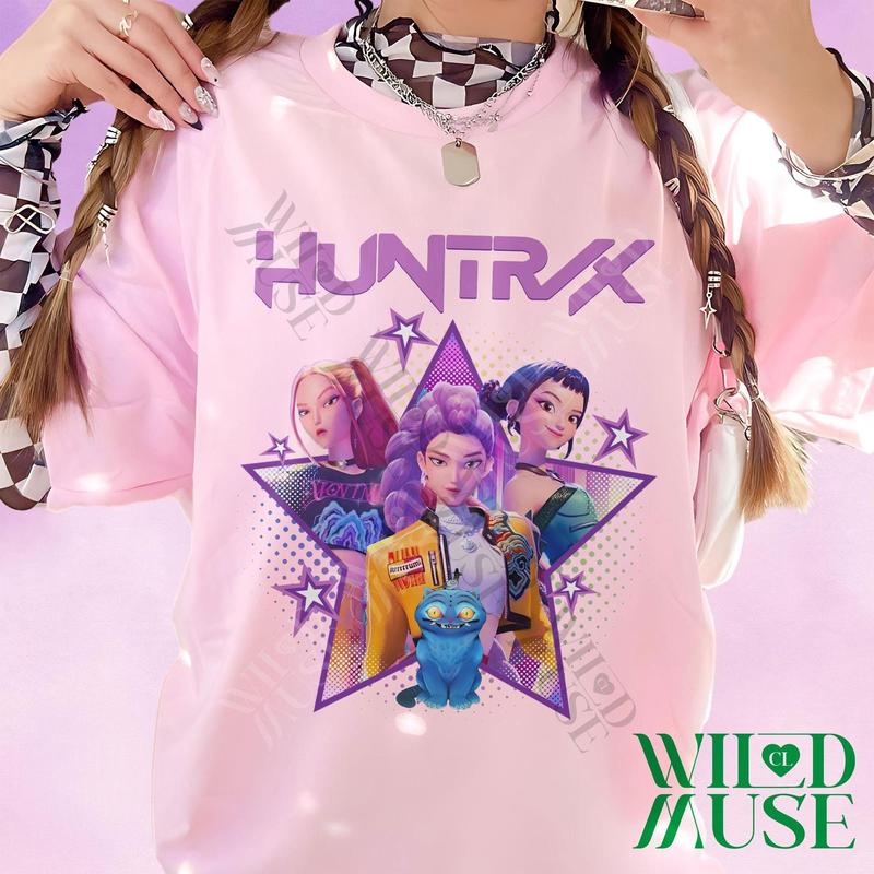 KPop Huntrix Tee, KPop Demon Hunters T-Shirt, KPop Huntrix Tee, Mira ...