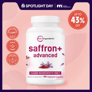 Micro Ingredients Saffron+ Advanced Supplements Veggie Capsules