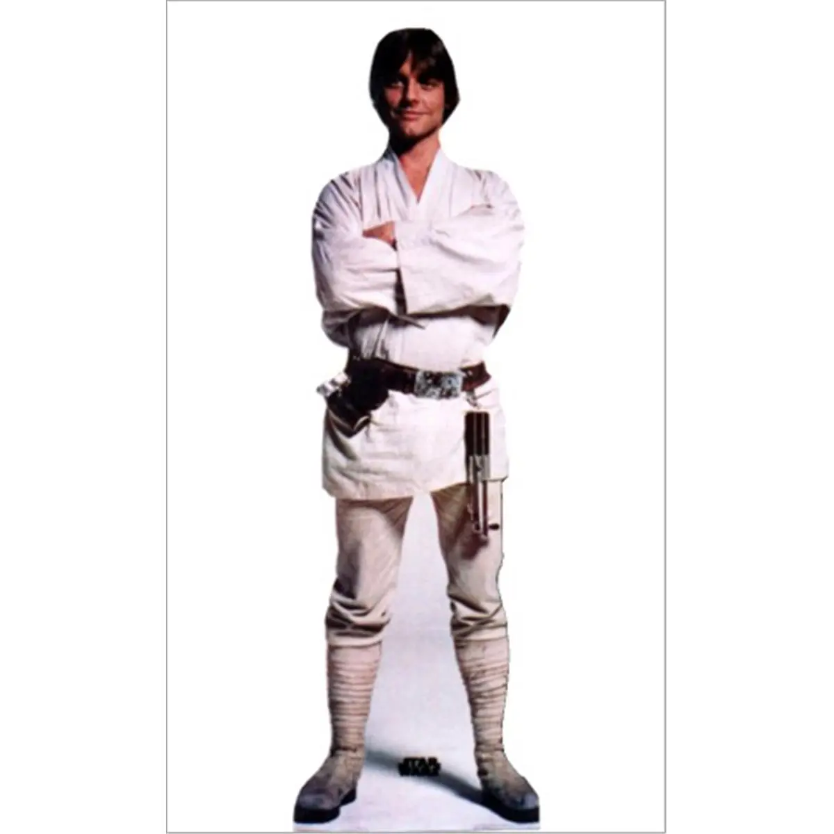 212 MAIN Star Talking Luke Skywalker 70"x21" Life-Size Laminated Heavy-Cardboard Cutout Graphic, Whimsical Home Decor, Talking Version Available (110t)