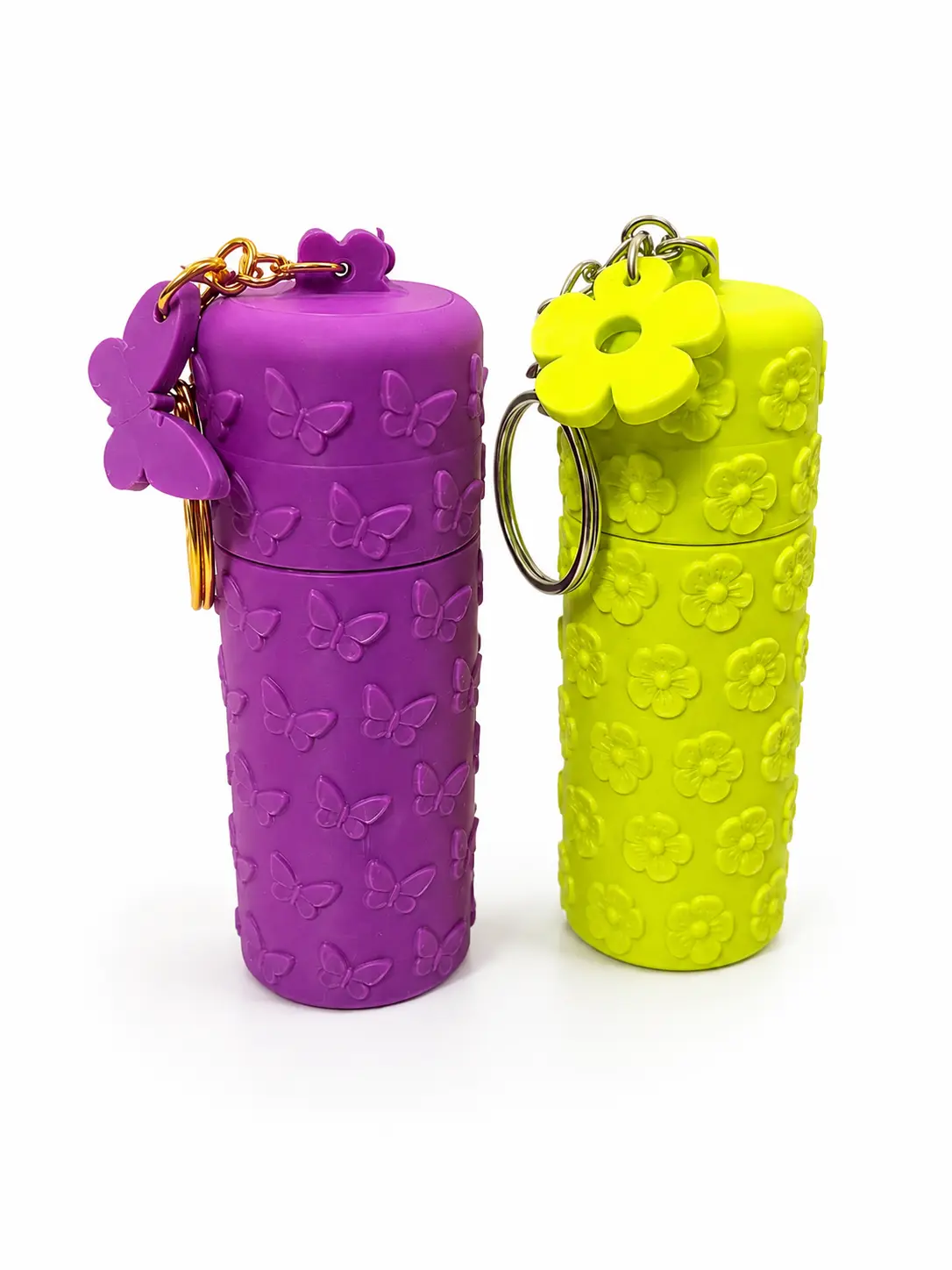 LIP BALM HOLDER KEYCHAIN, Fashion Accessory Keychain for On-the-Go Lip Balm Storage