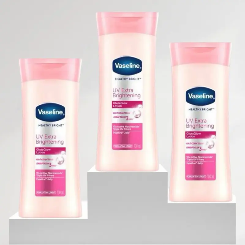 VASELINE- UV Extra Brightening Lotion -3 Unit of 100ml Each