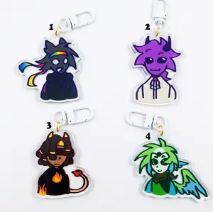 Universe MCYT Yt Translucent Acrylic Keychain, Perfect For Bags, Keys, Or Gifts