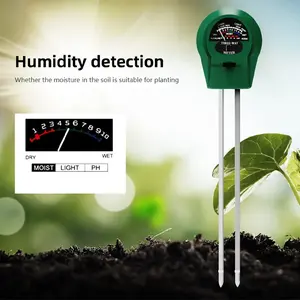 Soil Test Meter, Measures Light, Ph, Moisture, Plant Care Tool, Garden, Lawn, Farm, Indoor/outdoor Use, No Battery Required