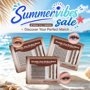 The Brown Lash Experts l Dark Brown Silvora Flora Fairy Clusters for a Subtle Glam Brown Velure Brown Venus Style Soft Alternative to Harsh Black Lashes Perfectly Matched for Fair Skin & Blonde Brown Hair Gentle