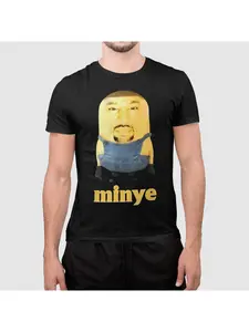Funny Minye Parody Meme Shirt - Hip Hop Style, Humorous Print, Suitable for Both Men and Women, T-Shirt