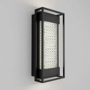 Glam indoor-outdoor LED wall light