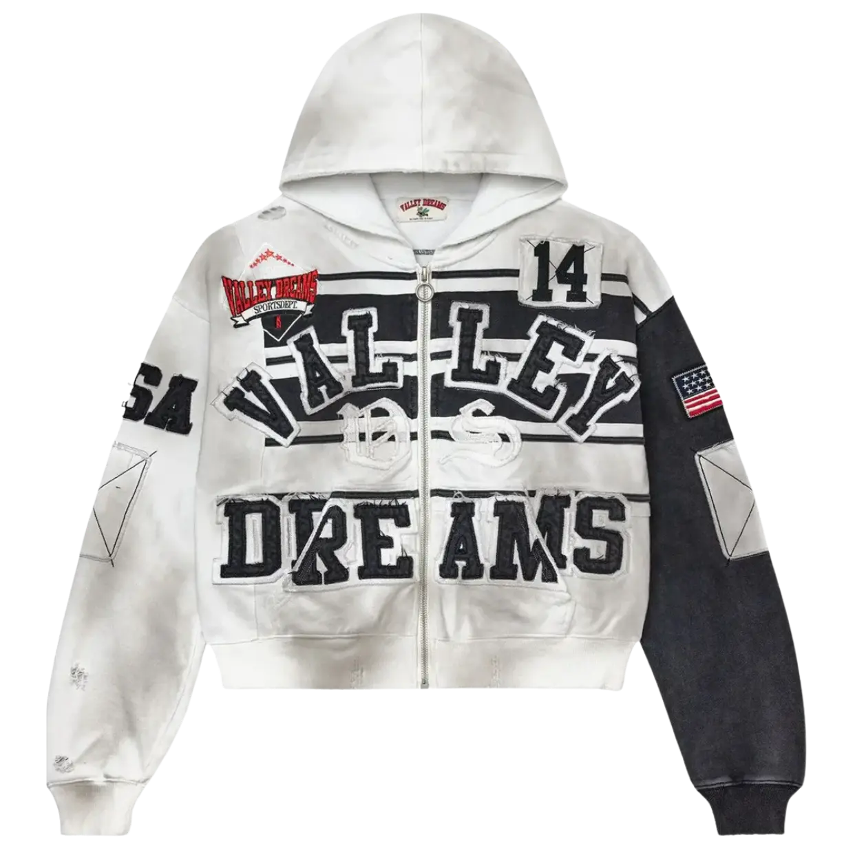 VALE FOREVER ZIP-UP 'COLLAGE OREO'