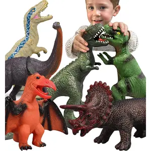 6 Piece Jumbo Dinosaur Toys for Kids and Toddlers, Dinosaur Toys for Kids 35, Large Soft Dinosaur Toys for Dinosaur Lovers  Perfect Dinosaur Party Favors, Birthday Gifts