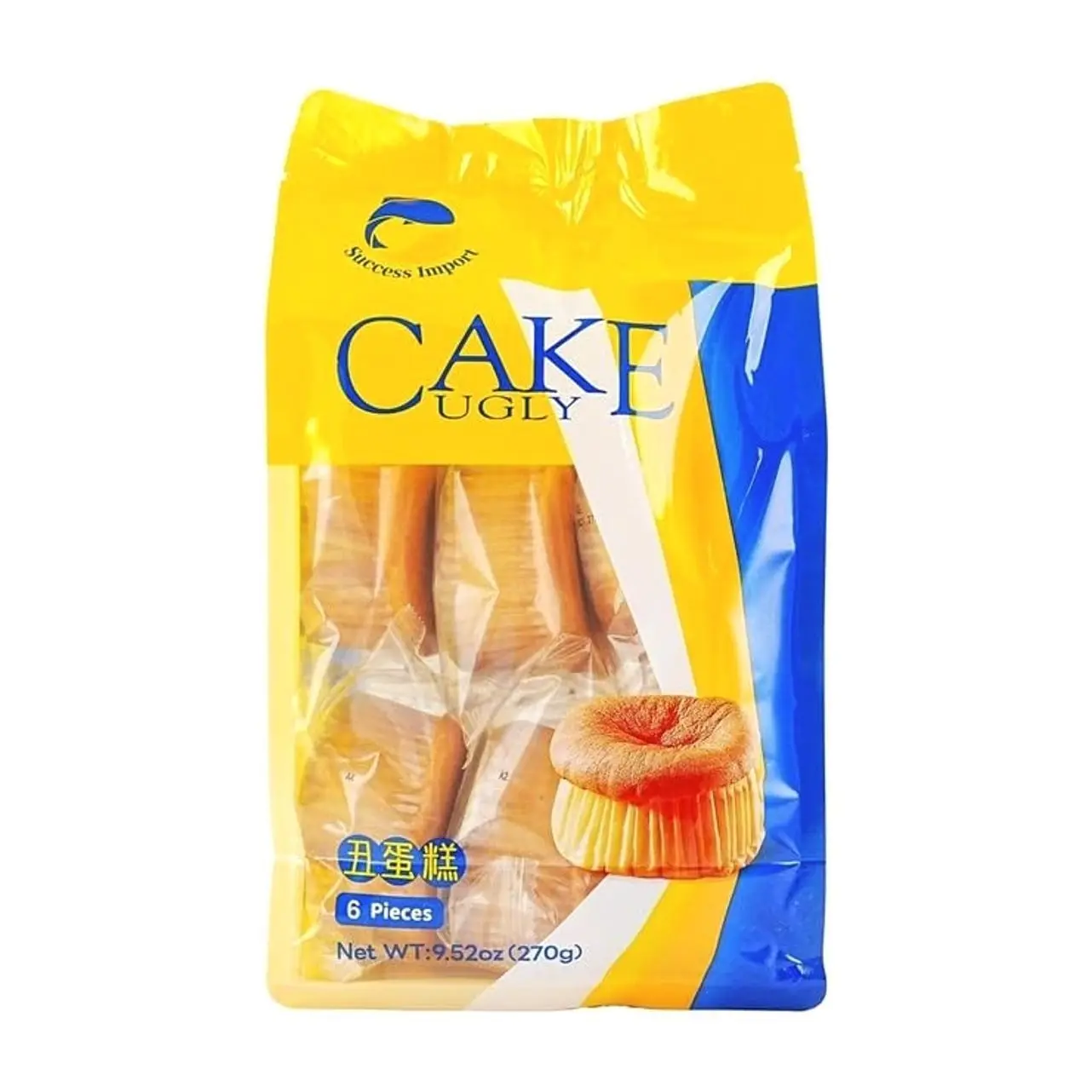 Traditional Ugly Cake Cake Snack 270g, 6 Individually Wrapped Snacks