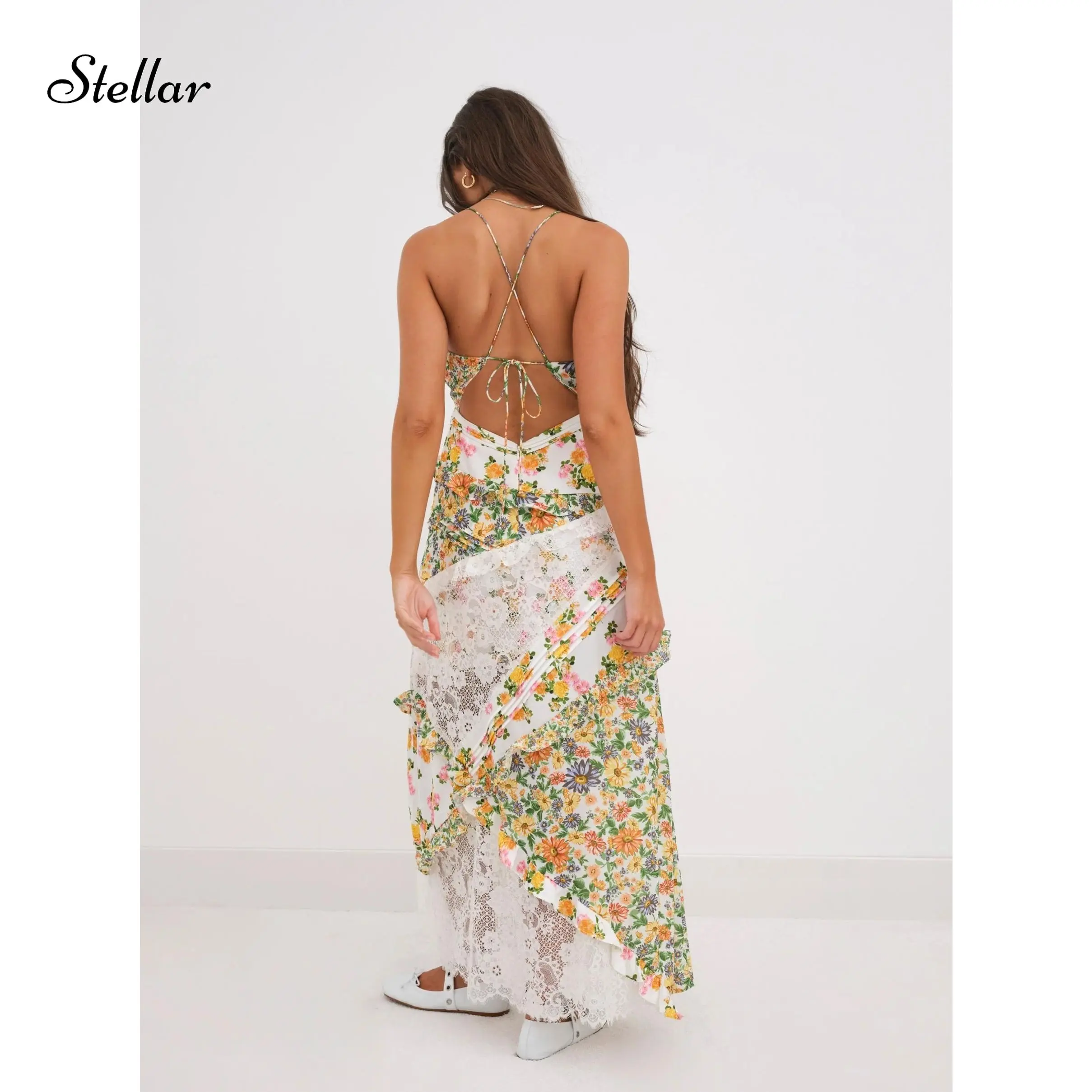 Women Summer Floral Dresses Flowy Smocked Maxi Dress Sleeveless Tie Shoulder Boho Dresses Y2K Beach Sundresses - TikTok Shop Women Summer Floral Dresses Flowy Smocked Maxi Dress Sleeveless Tie Shoulder Boho Dresses Y2K Beach Sundresses - TikTok Shop