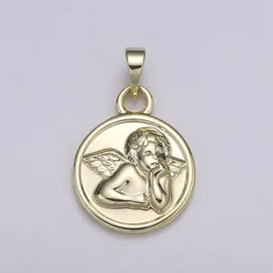 CHERUB ANGEL MEDALLION COIN CHARM