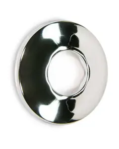 Escutcheon Flange 2" IPS Iron Pipe Pack of 6 Polished Chrome Finish Circular Design