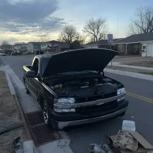 Bumper Headlight/Lamp Clear Side Chrome Fit For 99-02 Silverado/00-06 Suburban