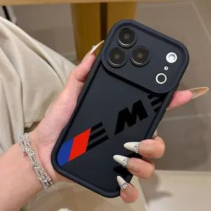 A phone case with M sports car pattern, TPU shockproof full protection case, suitable for iPhone 17/16/15/14/13/12/11 PRO MAX PLUS AIR E XS and PROMAX MINI, an ideal gift for friends and family, T1678