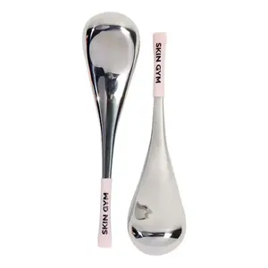Skin Gym Cryo-Ice Massage Sticks (Stainless Steel Facial Sculpting Spoons)