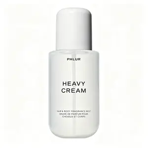 PHLUR Heavy Cream Hair & Body Mist 8 Fl Oz 240ml, Sweet Gourmand Vanilla Scent Body Spray for Women, Delicious Blend of Marshmallow Coconut Cream & Fresh Citrus, Refreshing Long Lasting Daily Feminine Fragrance