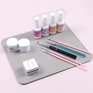 Durable Waterproof Nail Table Mats, Set of 2 Protective Desk Pads, Essential Salon Tools Accessories for Manicure Services, Nail Art Design