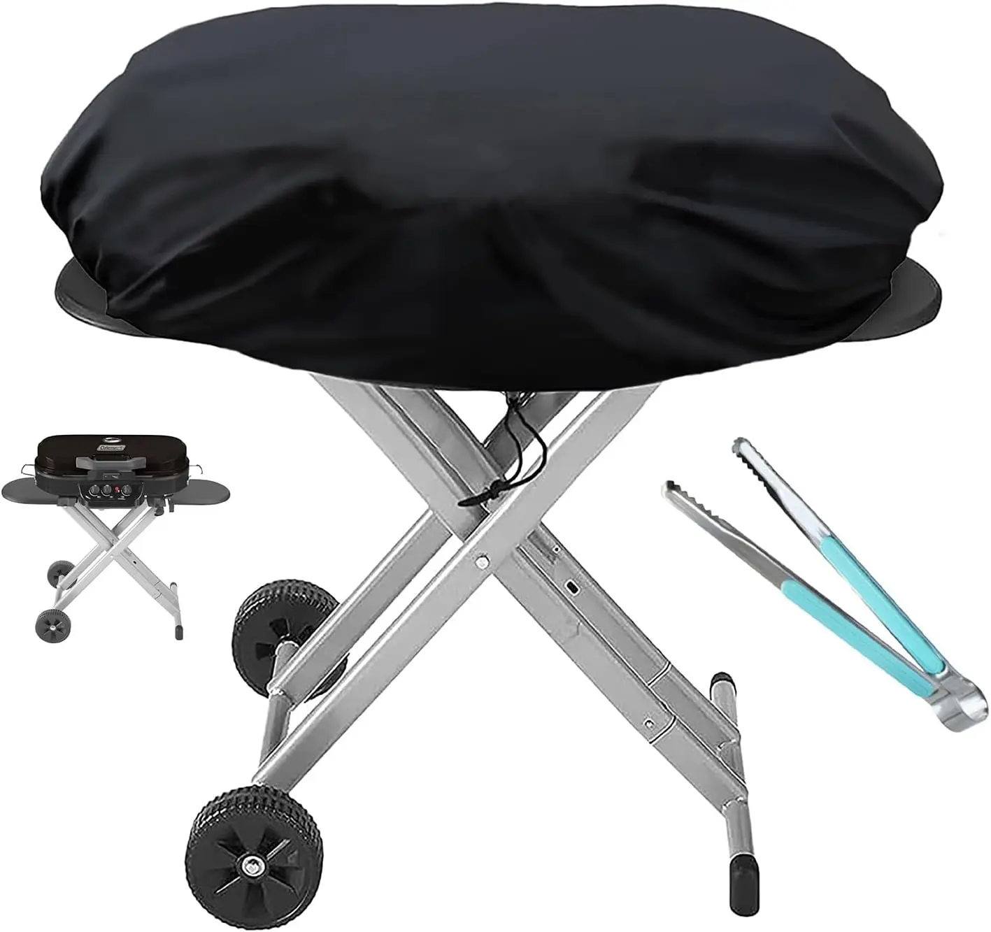 Heavy Duty Portable Grill Cover for Coleman Roadtrip 285/LX/LXX/LXE and Smoke Hollow 205 Grills, Outdoor Small Grill Cover, Grill Accessories for Coleman, Waterproof, All-Weather AEVENZ