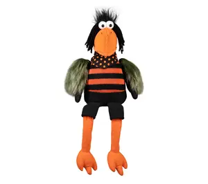 Northlight Plush Sitting Crow Halloween Figure17"