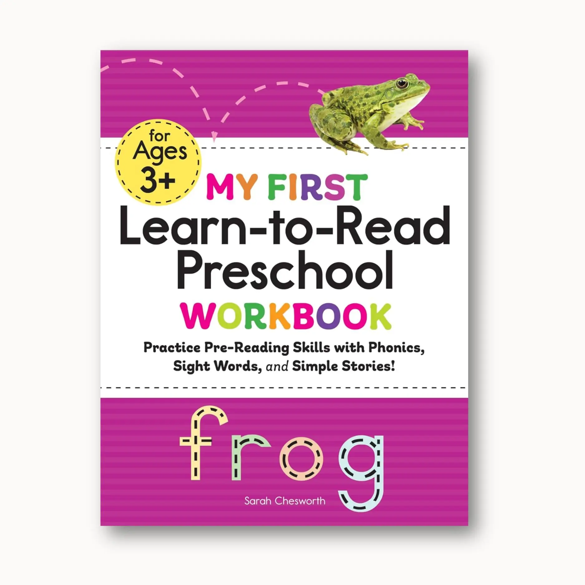 My First Learn-to-Read Preschool Workbook: Pre-Reading Skills with Phonics, Sight Words, and Stories