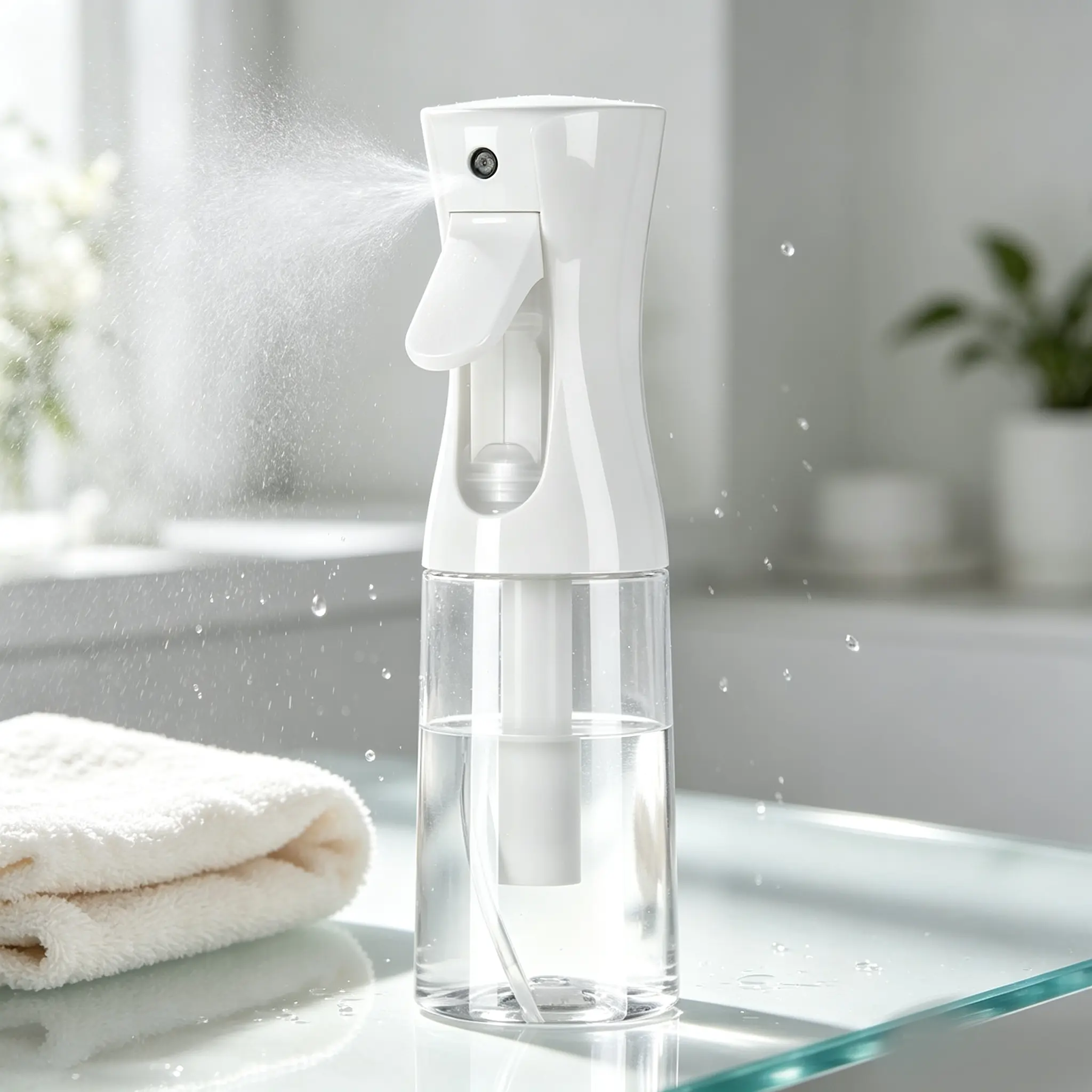 Continuous Spray Bottle with Ultra Fine Mist – Perfect for Hair, Plants, Cleaning and Pet Grooming