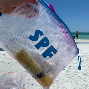 Personalized Waterproof Pool Bag, Sunscreen Bag, Waterproof Beach Bag, SPF Storage Bag, Bach Gift, Custom Gift, Bachelorette, Wedding