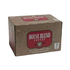 Buc-ee's House Blend Medium Roast Coffee 12 K-Cups Rich Smooth Flavor Keurig Compatible Freshness Guaranteed Beverage