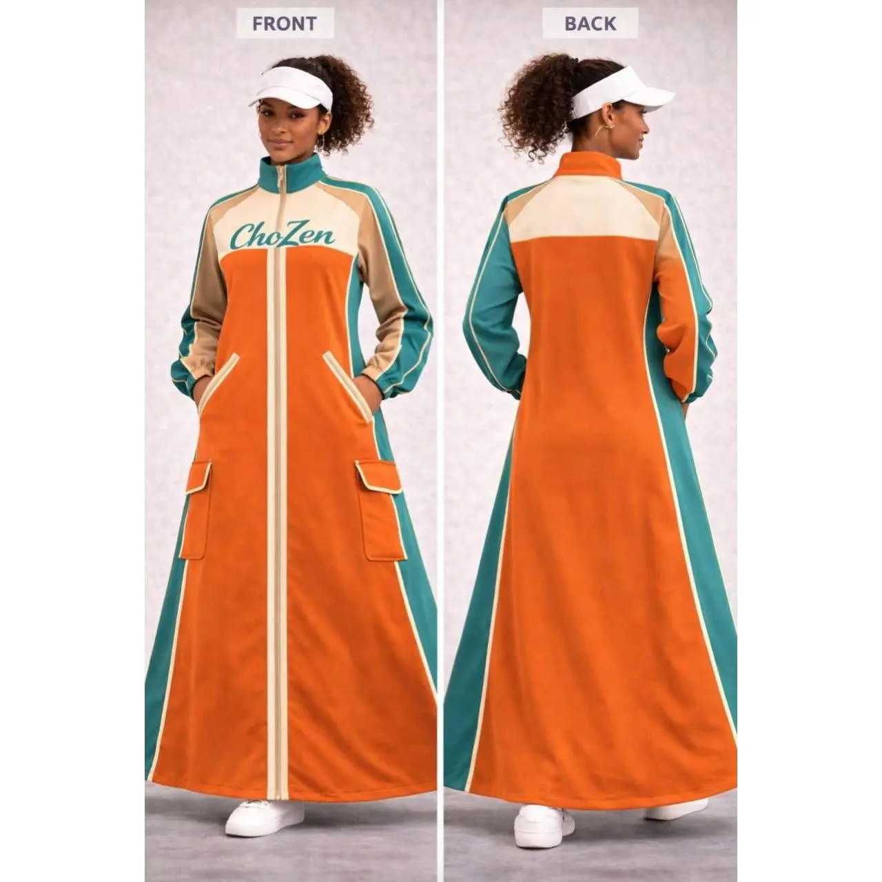 ChoZen Skyline Track Maxi Dress
