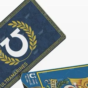 Hammer War 40000 Ultra Marine Themed Stickers. The Ultimate Rectangle Sticker for Anywhere & Anything | Waterproof Vinyl | Clean Minimal Tech Aesthetic | Perfect for Laptops, Phones & Everyday Use