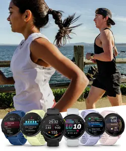 Garmin Forerunner 70 Easy-to-Use GPS Running Smartwatch AMOLED Touchscreen Display