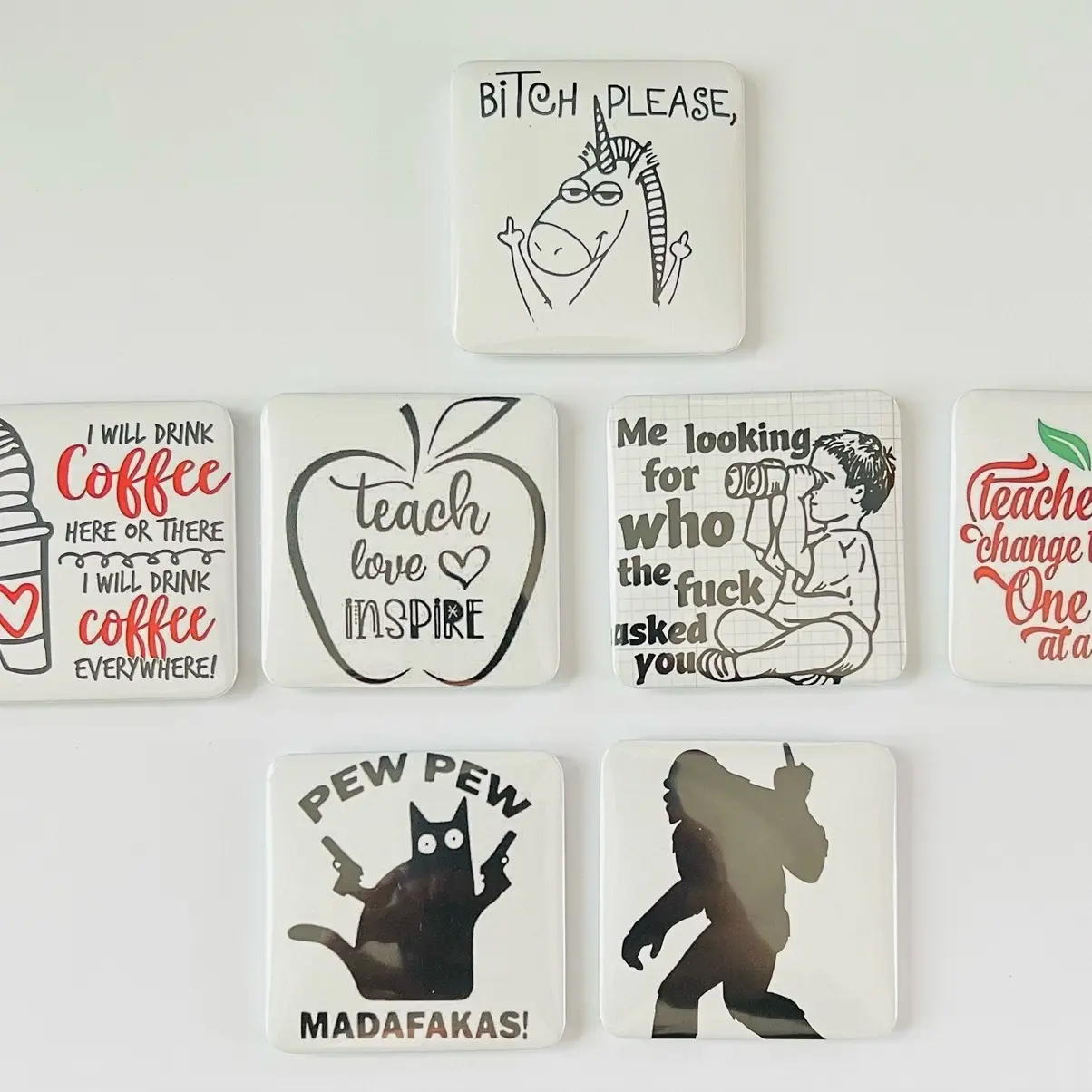 Personalized Customized Statement Magnets - Home Decor