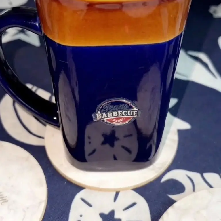 Jeans Barbecue Coffee Mug's Merchandise Drinkware Tumbler for Barbecue Lovers Washable Cup Reuse