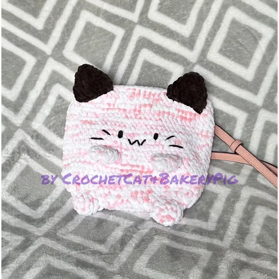 Super Cute Cat Crochet Bag