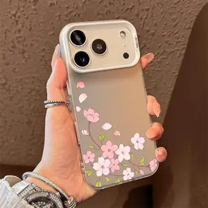 Cherry blossom petals Phone Case for iPhone 17 AIR 17 PRO 16 PRO 15  PRO MAX  14 PLUS 13 PRO 12 11 PRO XS MAX X XR Samsung Galaxy S25 Ultra S24 S23 S22 Plus  series(anti-drop hard shell) shockproof mobilephone protective cover