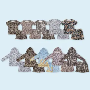 Kids boy camouflage summer hoodie outfit