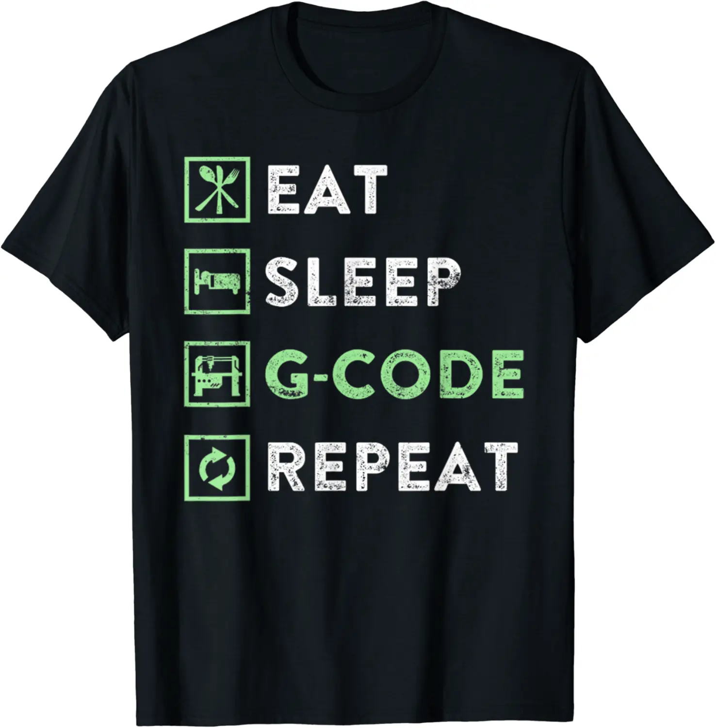 Eat Sleep Code Repeat - Coder Developer Computer Engineer T-Shirt - Janessaho Shop 42B095Y1S2HJ