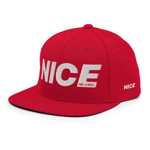 NICE OG Red/White Snapback