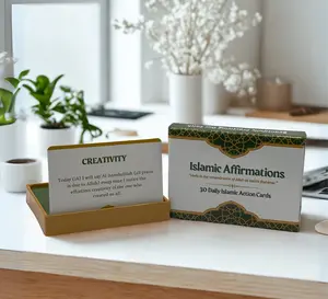 30 Daily Islamic Affirmations Card Set for Ramadan Gift