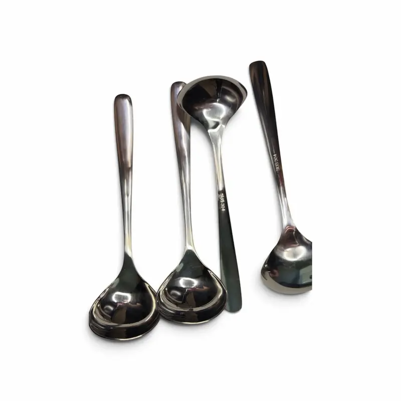Viral Large Stainless Steel Spoons – 4 Pack