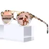CARFIA Women's Tortoiseshell Polarized Sunglasses - UV400 Protection, Italian Glossy Acetate Full Rim, Retro Round Shades, Natural Lens, Ergonomic Design, Crisp Clarity, Hypoallergenic, Embedded Metal Wire Core, 99% Glare Elimination, Sunglasses for Women